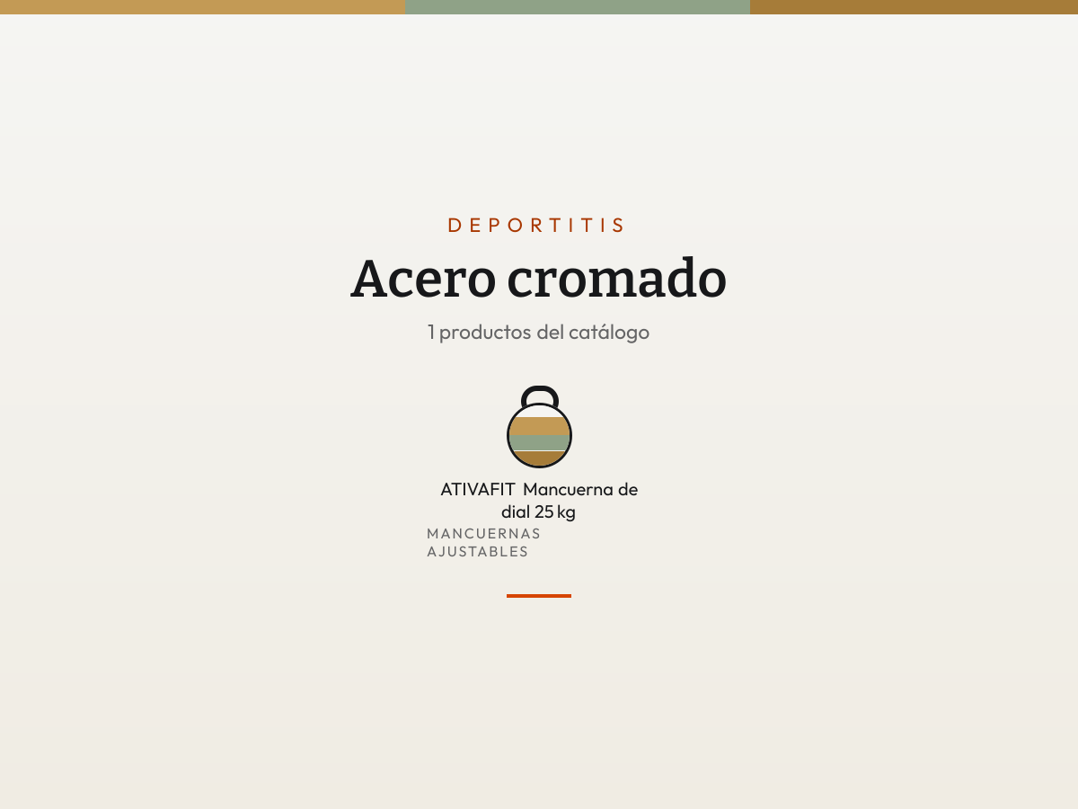 Mosaico de Acero cromado: sus productos en fichas de color