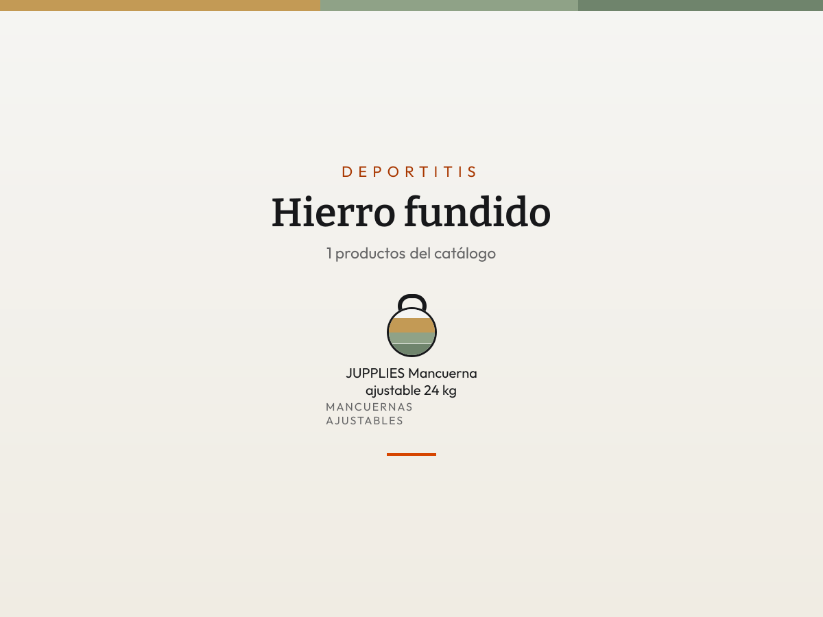 Mosaico de Hierro fundido: sus productos en fichas de color