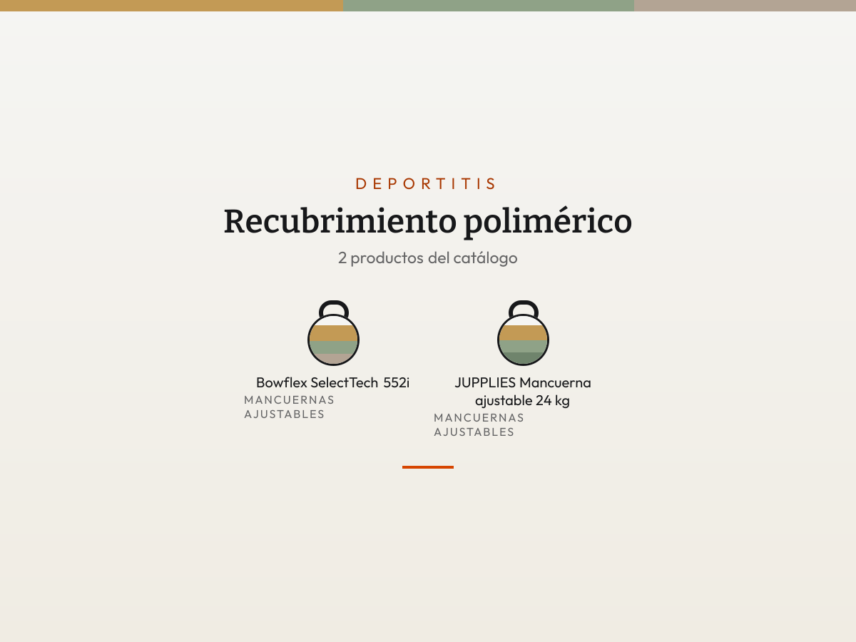 Mosaico de Recubrimiento polimérico: sus productos en fichas de color