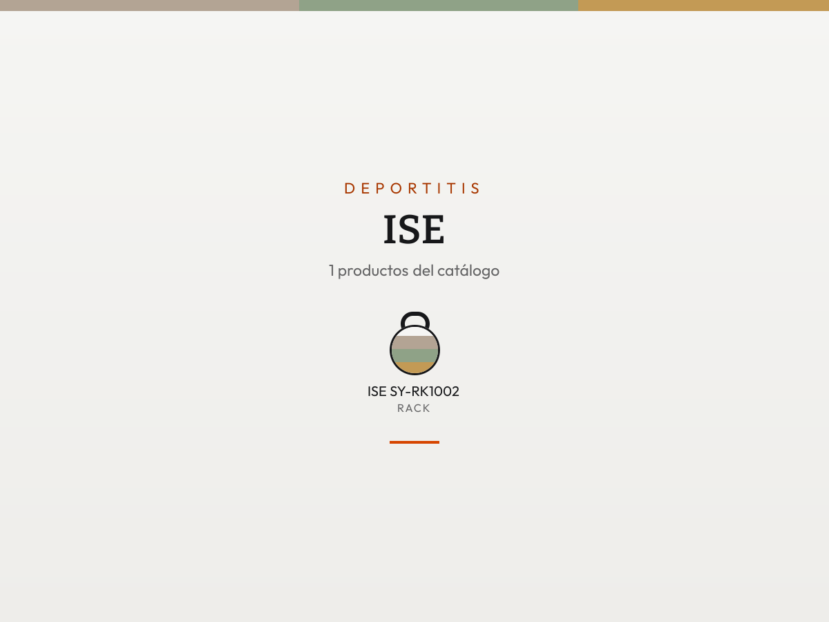 Mosaico de ISE: sus productos en fichas de color